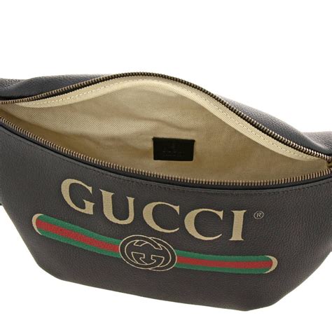 gucci bauchtasche leder|gucci leather shoulder bag.